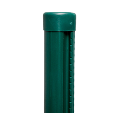 Plotový stĺpik AQUIGRAF s lištou BPL 48mm Zn+PVC RAL6005