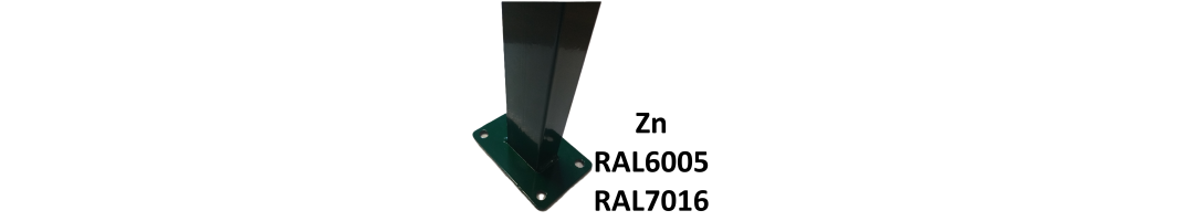 Stĺpiky GALAXIA 60x40mm s pätkou na betón | Novafenz