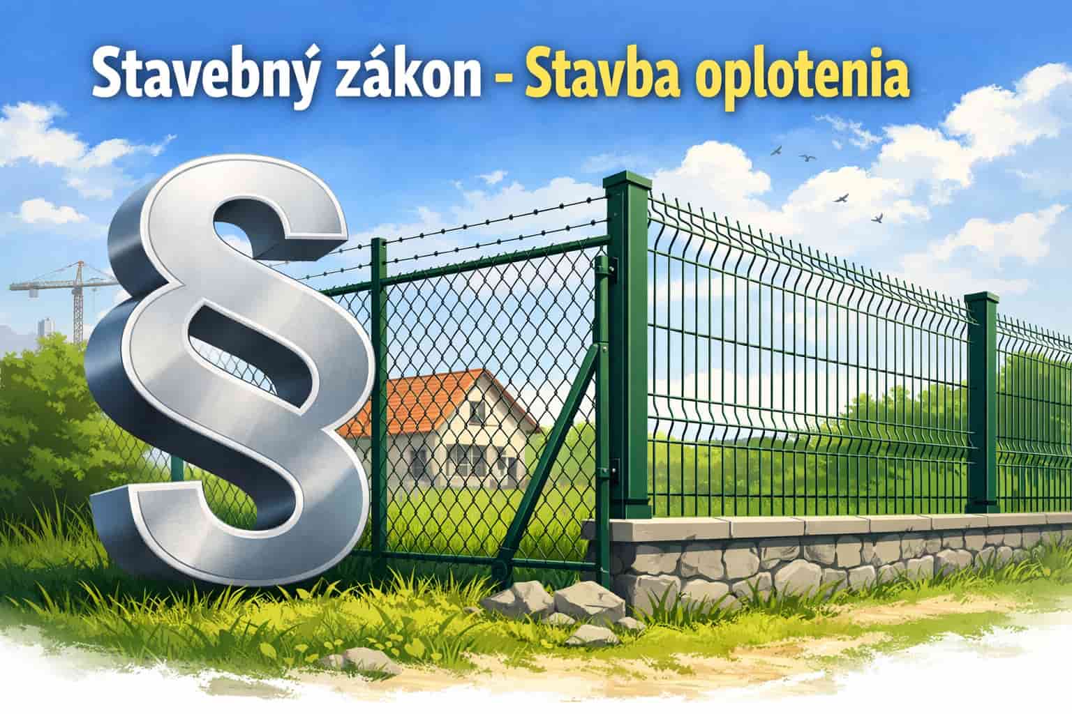 Stavebný zákon - stavba oplotenia